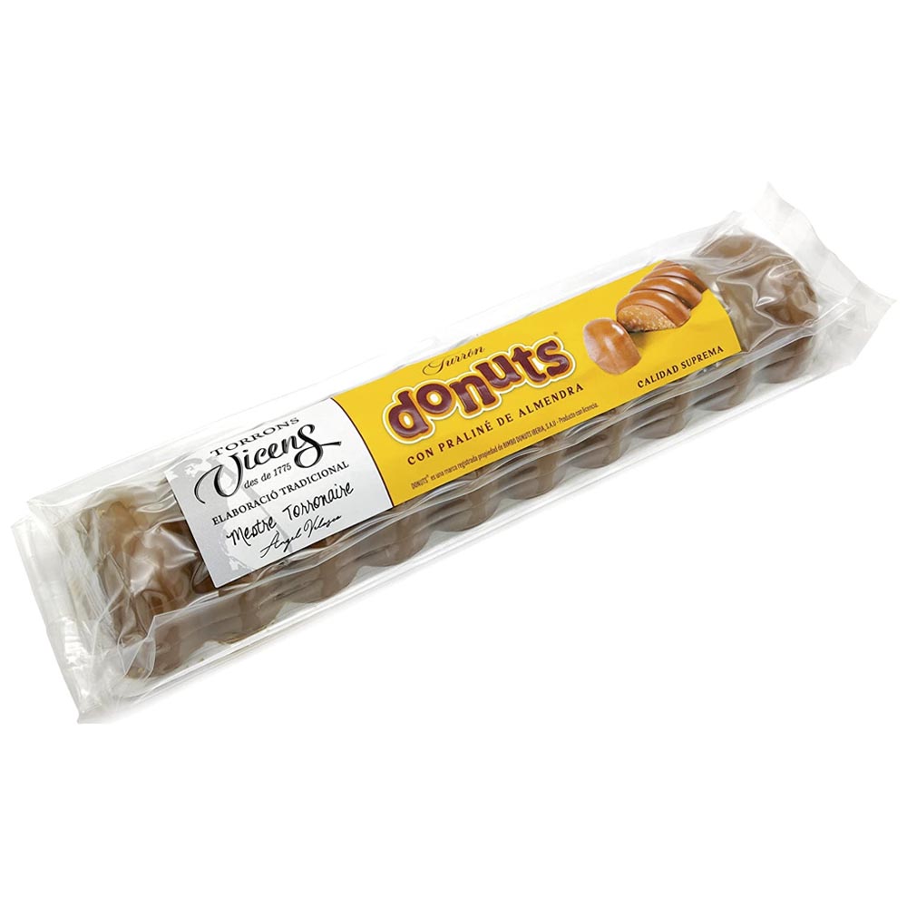 Torrons Torrons Vicens Donuts Nougat (doughnut flavoured turrón / torró), with ...